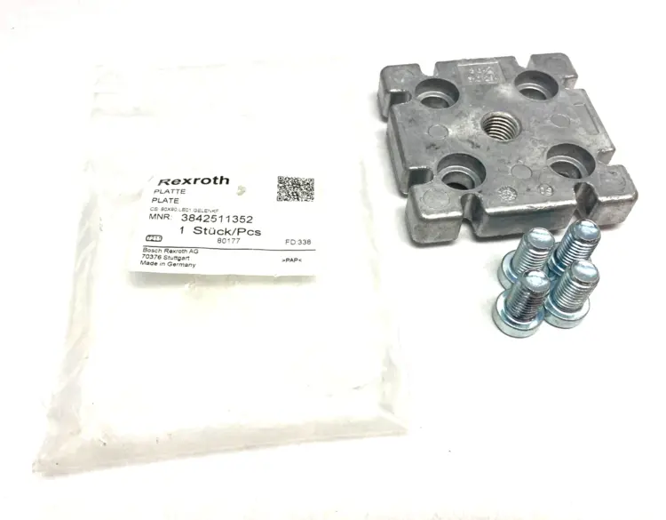 New | in-Stock Bosch Rexroth Leveling Plate 90x90 Misc Fasteners Michigan US | Maverick Industrial Sales #1392828