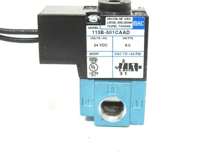 NEW MAC VALVES 113B-501CAAD SOLENOID VALVE 113B501CAAD