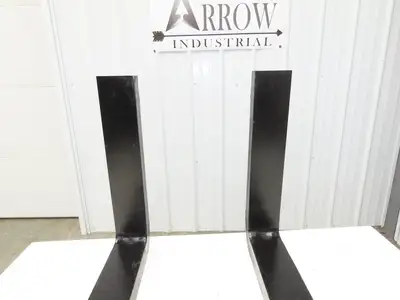 VETTER 1308961 4x47-3/4" Class 2 Steel Side Shift Forklift Forks 16" Carriage