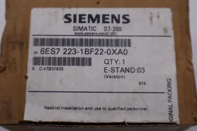 NEW SIEMENS 6ES7 223-1BF22-0XA0 I/O MODULE SIMATIC S7-200 STOCK H845A