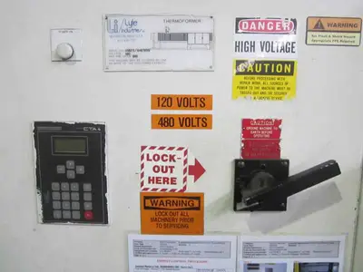 1995 LYLE MODEL 150FH THERMOFORMER Extrusion Other, Thermoformer | Mark One Machinery (15)