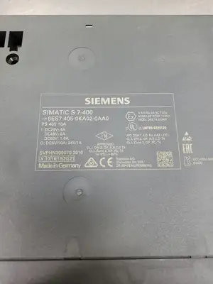Used Siemens 6ES7 405-0KA02-0AA0 SIMATIC S7 PLC Power Module PLC Power Supplies South Carolina US | Palmetto Automation #1165292
