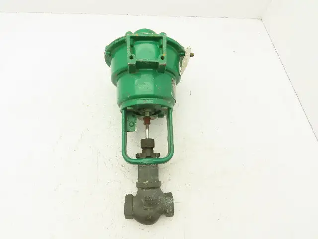 Fisher 513GS Pneumatic Diaphragm Actuator Control Valve 1/2" NPT Bronze 3-15 PSI