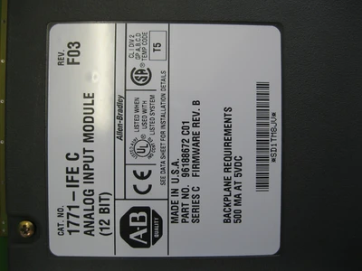 USED Allen-Bradley 1771-A2B