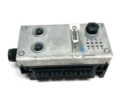 USED FESTO BUS NODE 548755, CPX-GE-EV-S INTERLINK BLOCK 195746 CRACKED
