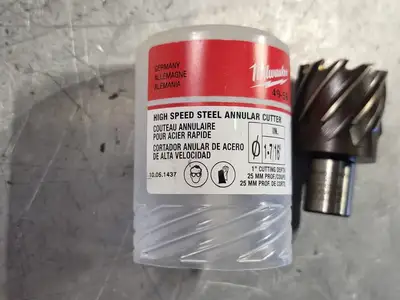 Annular Cutter 1-7/16" 1-3/8" 1-1/8" (Set of 3) 49-59-1437/2138/2113