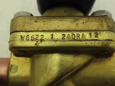 Alco Controls Brass Solenoid Valve 120V 50/60Hz 3/4" Copper Sweat Connection
