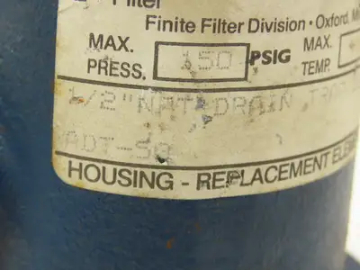 Parker ADT-50 Drain Trap 1/2" NPT 150 psig 450°F