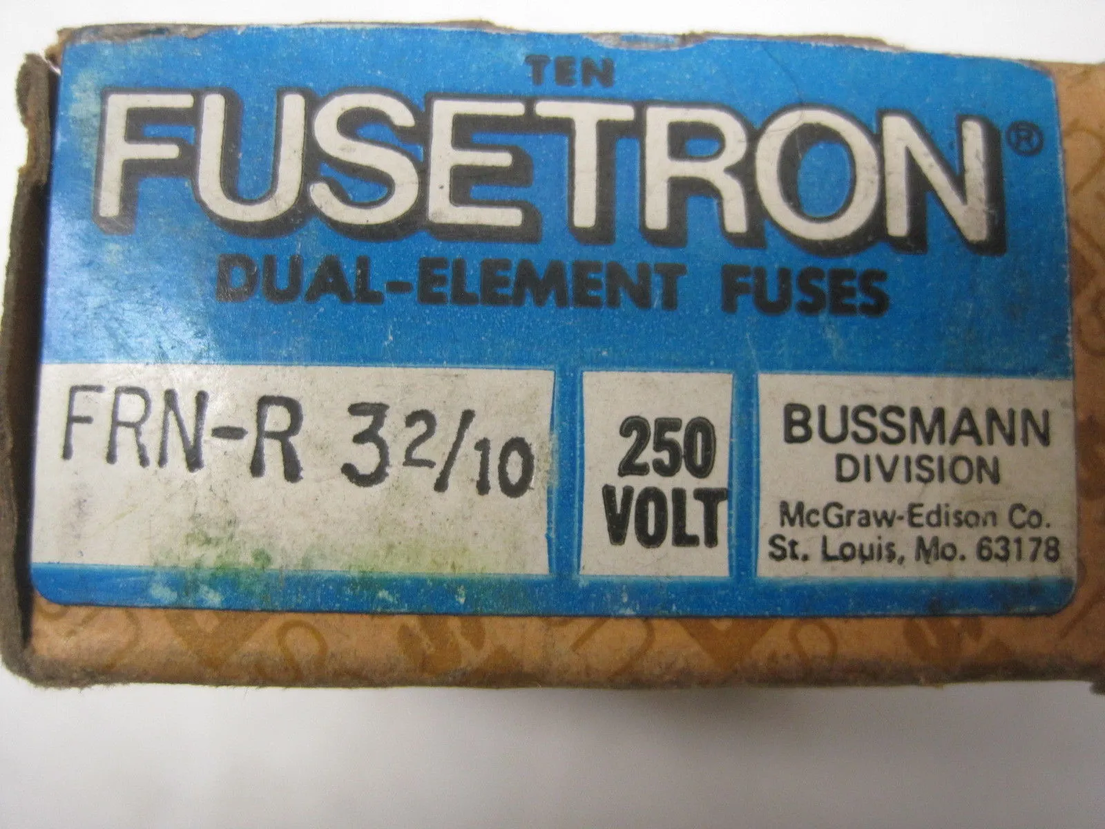6 New Fusetron FRN-R-3-2/10 Fuses FRNR3210