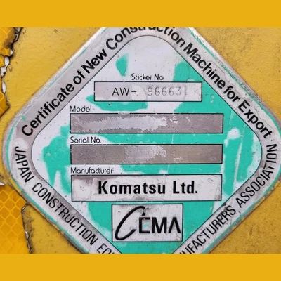 USED KOMATSU WD600-3