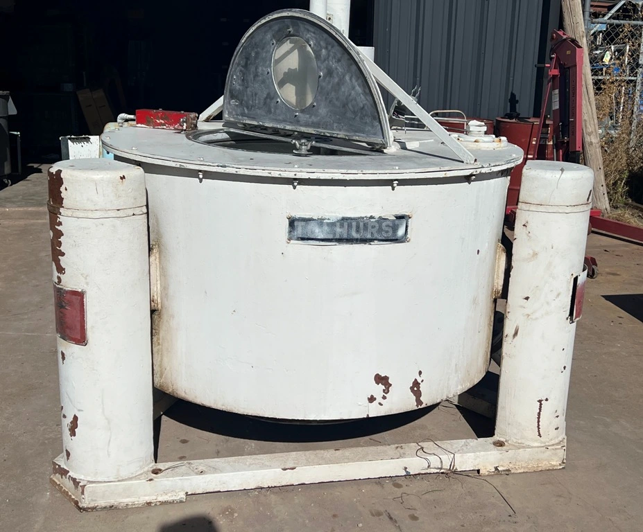 Tolhurst 48 x 24 Batch-O-Matic perforate basket centrifuge, 316L SS.
