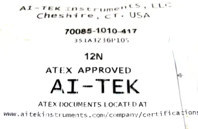 NEW AI-TEK INSTRUMENTS 70085-1010-417 PASSIVE SPEED SENSOR 700851010417