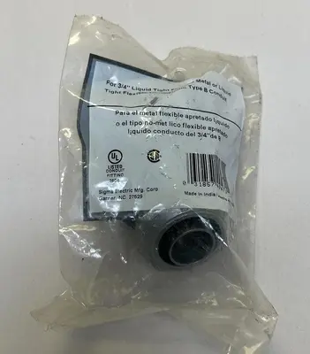 SIGMA ELECTRIC,49471,LIQUID TIGHT CONNECTOR 3/4INCH NEW