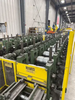 10 & 12 STAND X 2" BRADBURY SIDE BY SIDE U JOINT DRIVE ROLLFORMER: YOBRO #24947