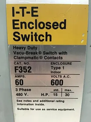 USED SIEMENS F352