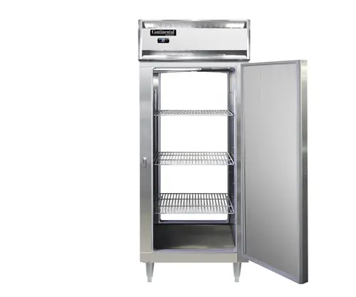 Continental D1FXNSAPT 36 1/4" Designer Line One Section Pass Thru Freezer, (2) Right Hinge Solid Doors, 115v