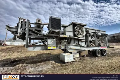 Used 1975 CEDARAPIDS 25 Jaw Crushers Pennsylvania US | Proxy Equipment #1385119