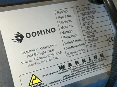 Used 2022 DOMINO DPX 1000 Ink Jet Printers Ohio US | HGR 24 #1548058