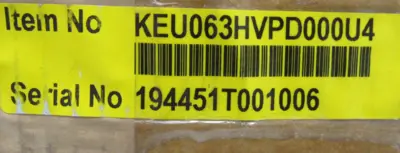 NEW KEYSTONE KEU063HVPD000U4 VALVE ACTUATOR