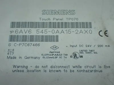 USED SIEMENS 6AV6 5450AA152AX0