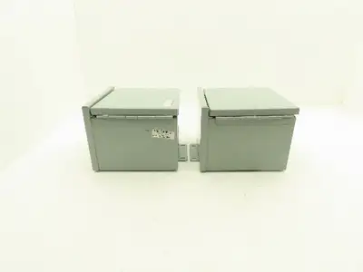 Cooper 886 RHC B-Line Electrical Enclosure 8x8x6" NEMA Type 3R Lot of 2