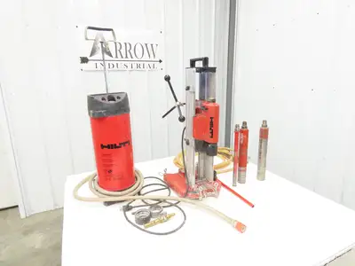Hilti DCM1 Diamond Coring Motor 120V 2" Core Bore Stand 10L Water Supply BI Bits