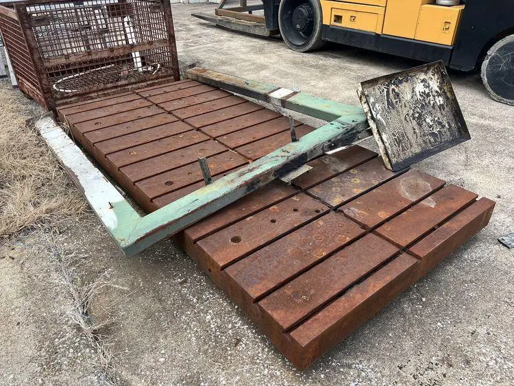 119 1/4" X 54" X 6" BOLSTER PLATE - T-SLOTTED