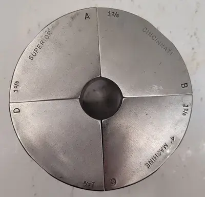 USED SUPERIOR CINCINNATI COLLET PAD