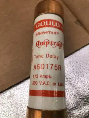 Gould Shawmut Amptrap A6D175R 175A Time Delay Fuse 600V -NIB