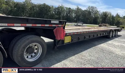 Used 2014 LEDWELL 53' X 102 Lowboy Trailers North Carolina US | Proxy Equipment #1377877