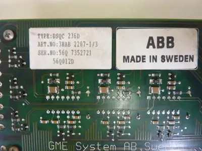 USED ABB 3HAB2207-1/3