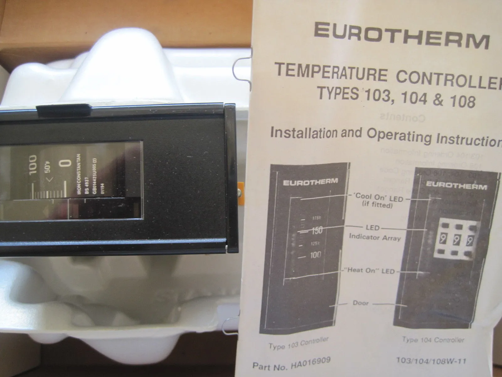 NEW EUROTHERM TEM CONTROLLER 2PC110C273-6105