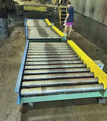 Braner Conveyor, Banding Line 20,000 Lb