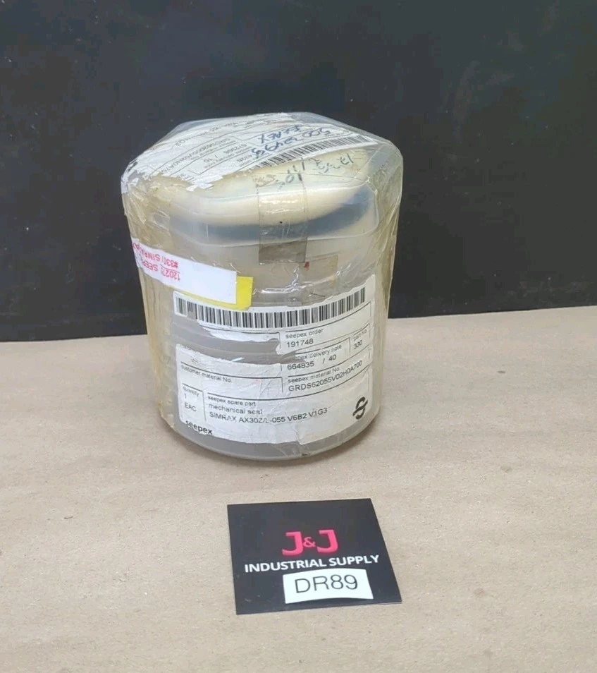 New Seepex Simrax AX30Z/L-055 V6B2 V1G3 Mechanical Seal 395600