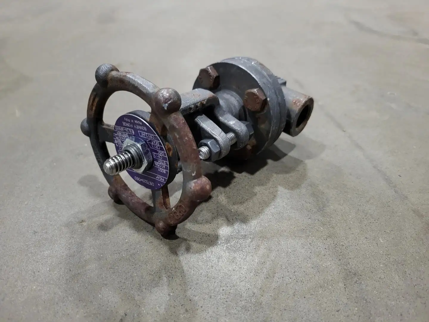 1/2" Class 800 Gate Valve B16.34