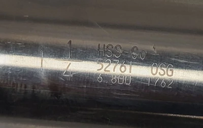 OSG 2 Flutes Ball End Mill High Speed Steel 1-1/4 HSS CO Cobalt Sharpen 52761