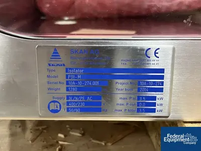 USED Skan AG 72" Skan Isolator, Model PSI-M
