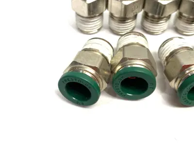 USED PARKER PRESTOLOK PUSH-TO-CONNECT INSTANT FITTING NICK-PLATE