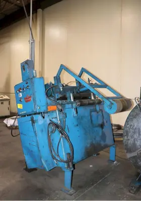 24" COOPER WEYMOUTH 7 ROLL MOTORIZED POWERED COIL STRIP STRAIGHTENER: STOCK #23702