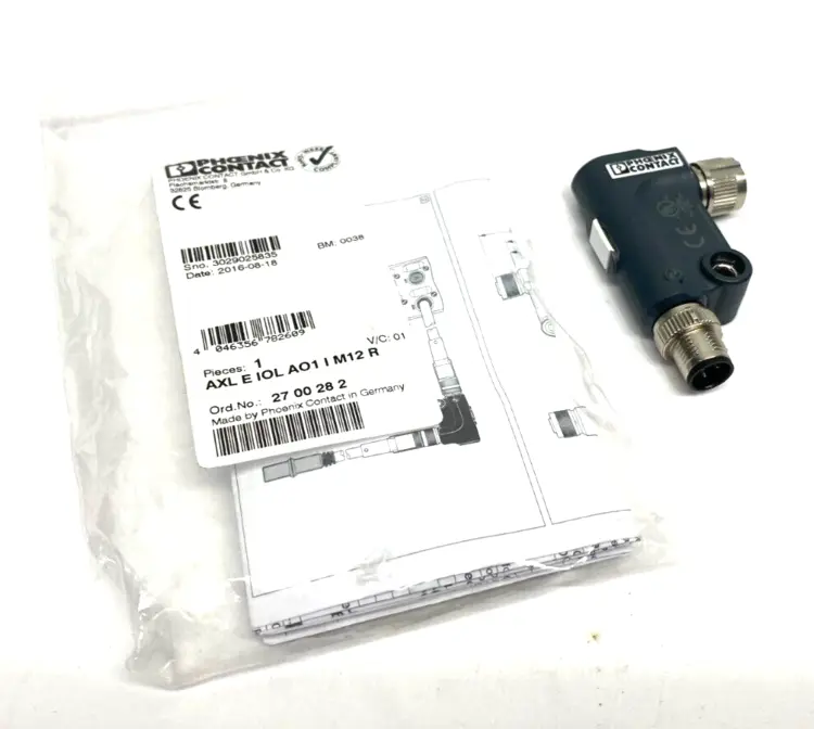 Used PHOENIX CONTACT AXIOLINE E-IO LINK ANALOG CONVERTER MODULE PLC Input & Output | Maverick Industrial Sales #1118183