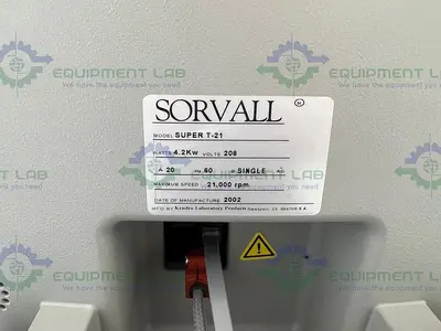 USED SORVALL EVOLUTION RC CENTRIFUGE 21,000 RPM W/ SORVALL SS-34 FIXED ANGLE ROTOR