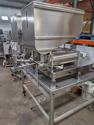 4 Piston Gallon Piston fillers - Stainless Food grade