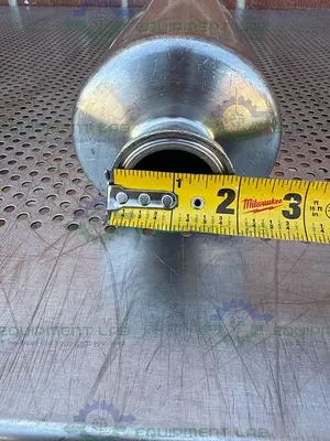 USED ALLEGHENY BRADFORD 6.2 LITER  STAINLESS STEEL FILTER HOUSING 150 PSIG