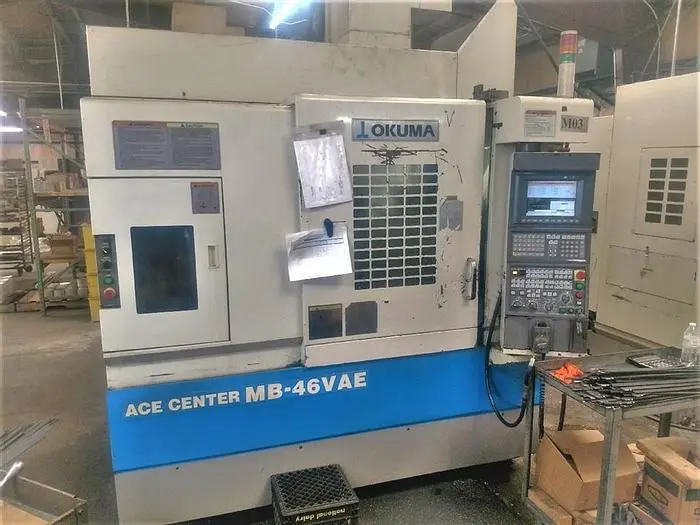 Used 2003 OKUMA ACE CENTER MB-46VAE Vertical Machining Centers Ohio US | ABL Technology LLC #390526