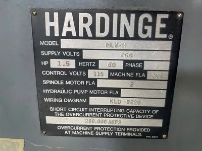 1985 HARDINGE HLV-H LATHES, PRECISION, JEWELERS, TOOLROOM, Etc. | Prime Machinery (18)