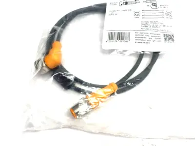 NEW IFM RIGHT ANGLE CONNECTION CABLE M12 1M VDOAH040MSS0001H04STGH040MSS