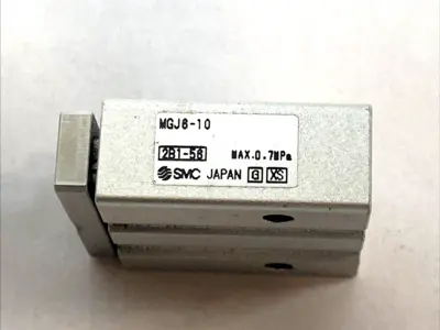 USED SMC MINIATURE GUIDE ROD CYLINDER 6MM BORE 10MM STROKE