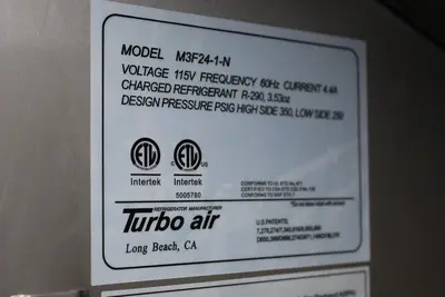 NEW TURBO AIR M3F24-1-N