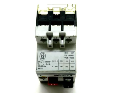 NEW KLOCKNER MOELLER MPS-2,4 MANUAL MOTOR MPS24