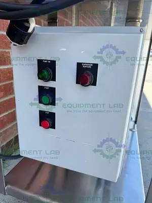 USED BRAN + LUEBBE N-K31 METERING PUMP W/ CONTROLLER, BALDOR 1.5 HP MOTOR